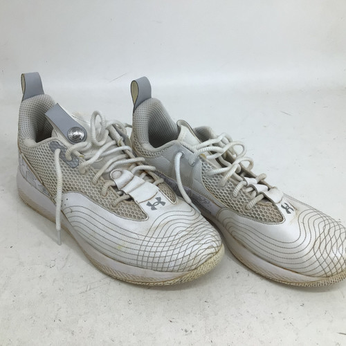 Vist Large View of Product Image Which is Used Under Armour HARPER 7 TURF SR 15 BASEBALL SHOES BB/SB Cleats White Senior 15