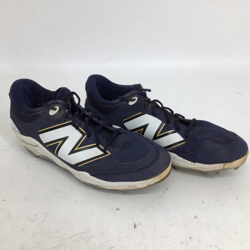 Vist Large View of Product Image Which is Used New Balance FRESH FOAM 3000 V7 SR 11 METAL CLEATS BB/SB Cleats Navy Blue Senior 11