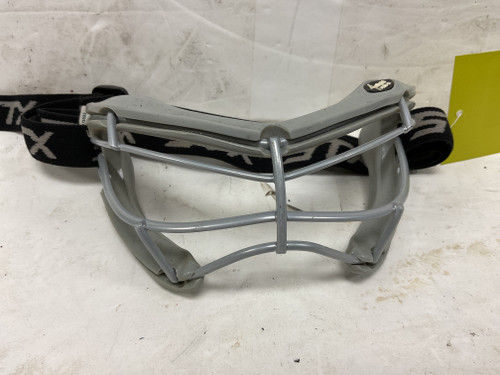 Vist Large View of Product Image Which is Used STX 4SIGHT PLUS-S Youth Lacrosse Goggles Silver Youth