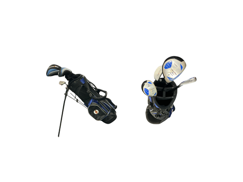 Vist Large View of Product Image Which is Used Powerbilt BLUE SERIES Jr Package Set RH Navy Blue 4 Piece