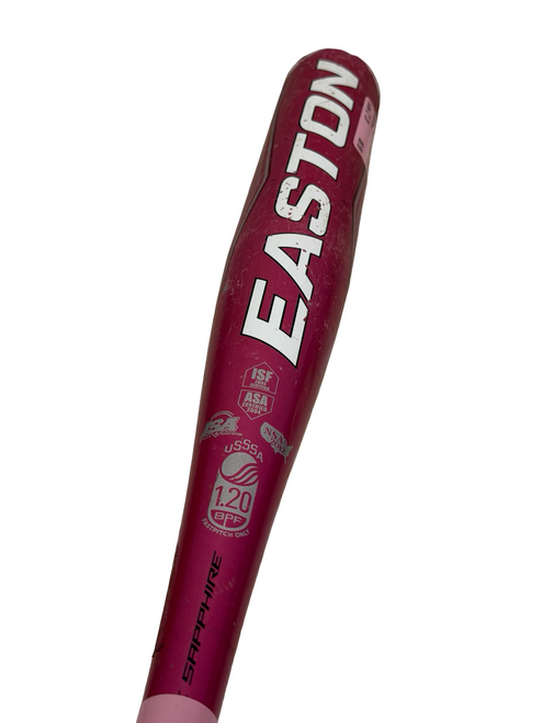 Vist Large View of Product Image Which is Used Easton PINK SAPPHIRE FP20PSA -10 Fastpitch Softball Bat 27" 27/17