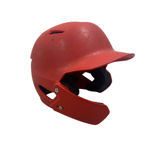 Vist Large View of Product Image Which is Used Evoshield BB HELMET Batting Helmet No Mask Red S/M