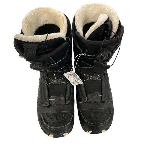 Vist Large View of Product Image Which is Used Salomon FACTION BOA Womens Snowboard Boots Black Senior 9