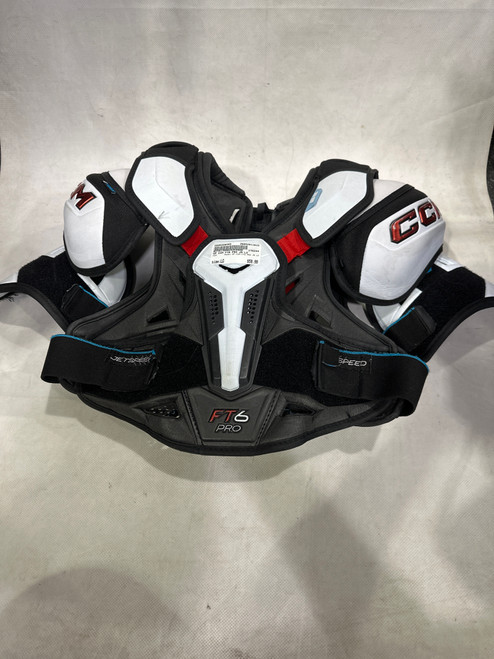 Vist Large View of Product Image Which is Used CCM SP CCM FT6 PRO JR LG Junior Shoulder Pads LG