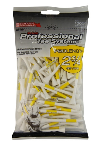 Vist Large View of Product Image Which is New PTS TEES 2 3/4" 100PK WHT