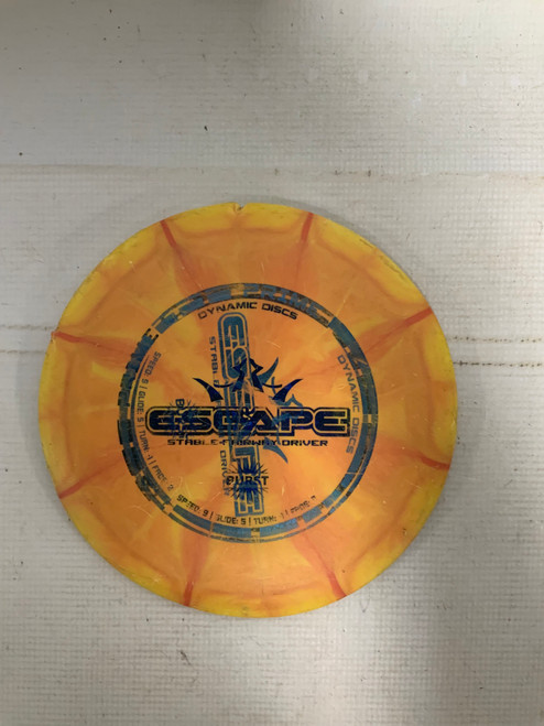 Vist Large View of Product Image Which is Used Dynamic Discs ESCAPE BURST Disc Golf Driver Orange