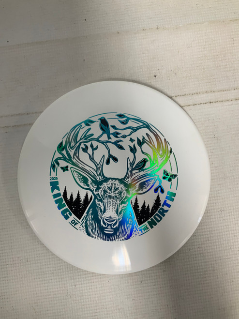 Vist Large View of Product Image Which is Used Discraft DRONE Disc Golf Mid Range White 178g