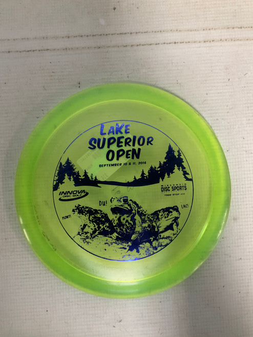 Vist Large View of Product Image Which is Used Innova FROG Disc Golf Driver Green 167g
