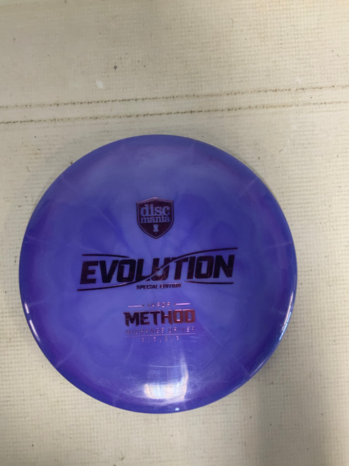Vist Large View of Product Image Which is Used Discmania METHOD VAOR Disc Golf Mid Range Purple 174g