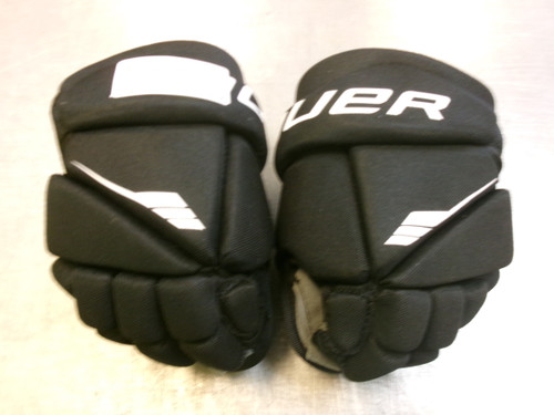 Vist Large View of Product Image Which is Used Bauer LIL SPORT Youth Gloves Black 8"