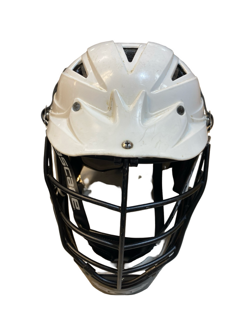 Vist Large View of Product Image Which is Used Cascade CPVR Lacrosse Helmet White M/L