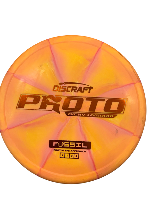 Vist Large View of Product Image Which is Used Discraft PROTO RICKY WYSOCKI Disc Golf Putter Orange