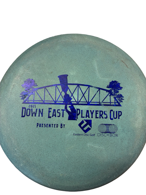 Vist Large View of Product Image Which is Used Discraft LUNA Disc Golf Putter Royal Blue