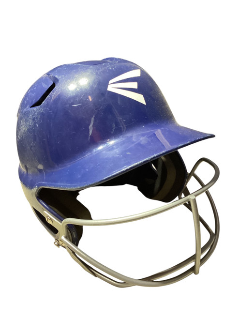 Vist Large View of Product Image Which is Used Easton Z5 6 3/8 - 7 1/8 Batting Helmet w/Mask Navy Blue SM