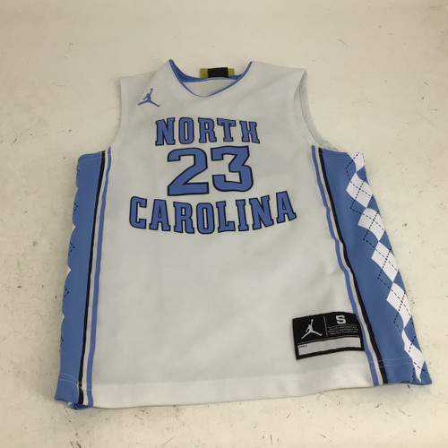 Vist Large View of Product Image Which is Used JORDAN UNC 23 YTH SM JERSEY Sleeveless Spirit Wear Y SM