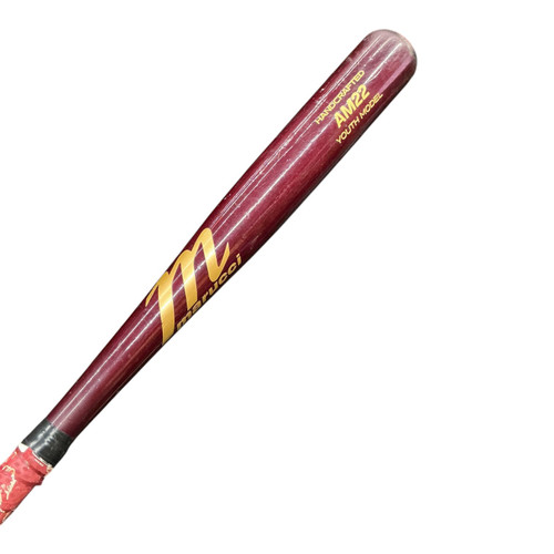 Vist Large View of Product Image Which is Used Marucci AM22 YOUTH BB/SB Wood Bat 27"