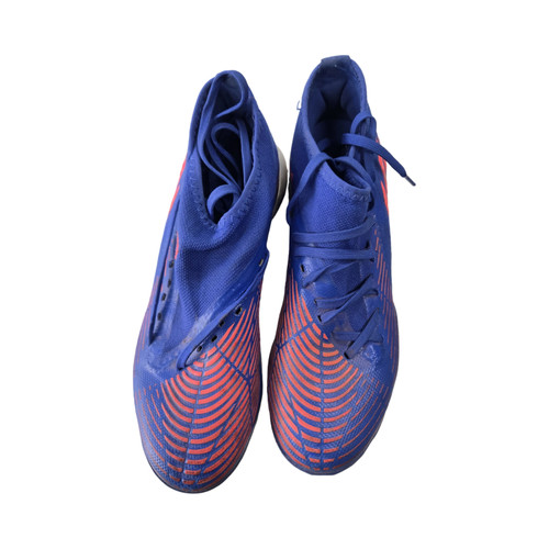 Vist Large View of Product Image Which is Used Adidas PREDATOR TURF CLEAT SIZE 7 Soccer Turf Shoes Royal Blue Senior 7