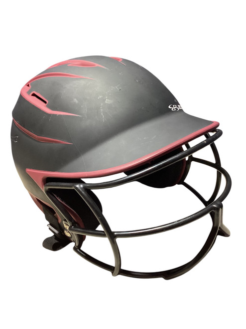 Vist Large View of Product Image Which is Used BoomBah BBH2SP-JR Batting Helmet w/Mask Black SM