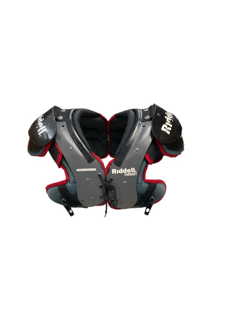 Vist Large View of Product Image Which is Used Riddell PURSUIT PADS FB Shoulder Pads Black LG