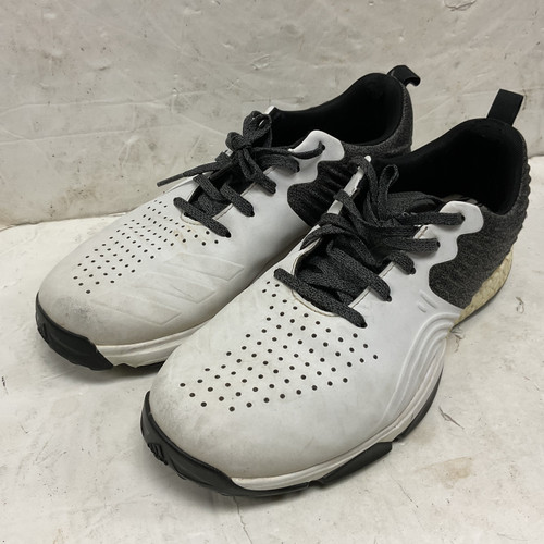 Vist Large View of Product Image Which is Used Adidas Adipower B37173 Mens Golf Shoes White And Grey Senior 9.5