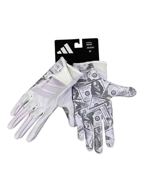 Vist Large View of Product Image Which is Used Adidas ADIZERO GRIPTACK FB Gloves White MD