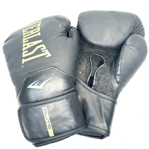 Vist Large View of Product Image Which is Used Everlast Boxing Gloves Black SM