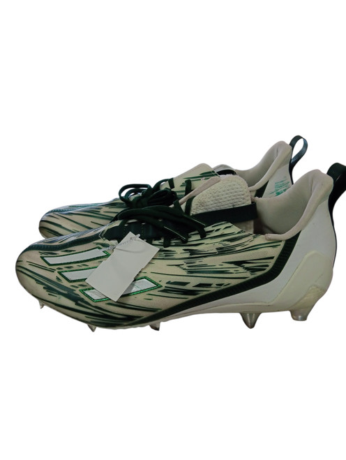Vist Large View of Product Image Which is Used Adidas Adult FB Cleats White Senior 11.5