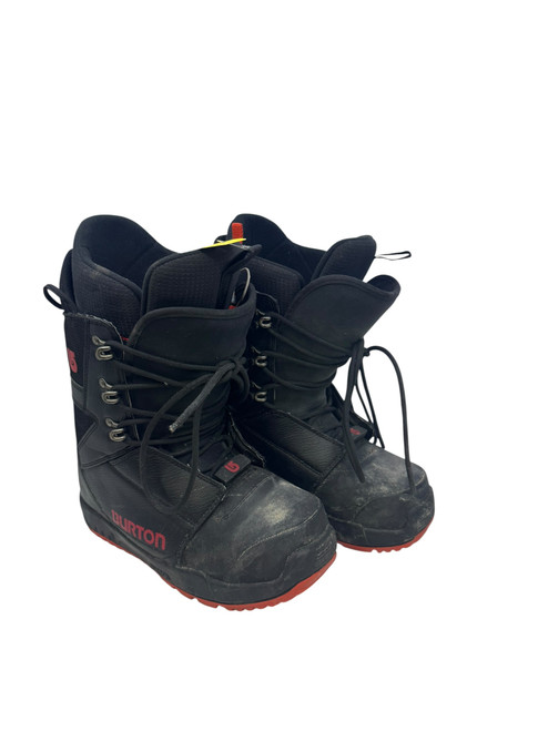 Vist Large View of Product Image Which is Used Burton PROGRESSION Mens Snowboard Boots Black Senior 9
