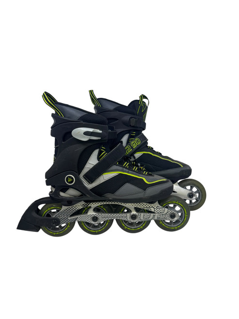 Vist Large View of Product Image Which is Used K2 V02 Senior Roller Quad Skates Black Senior 9