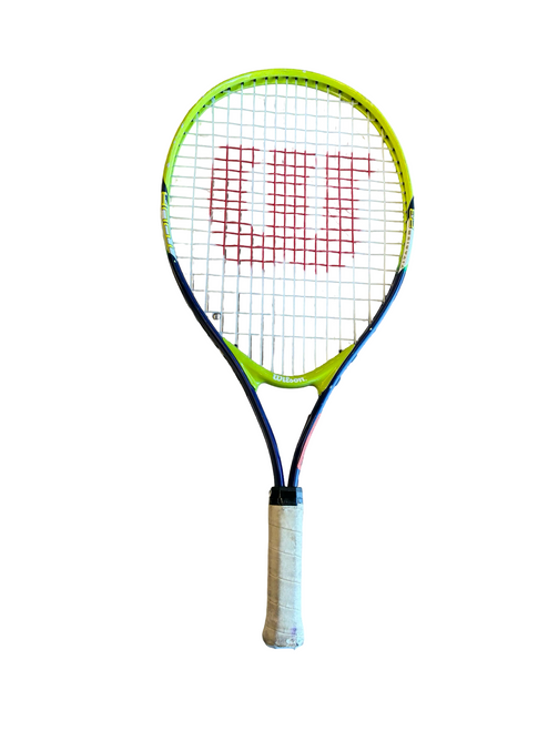 Vist Large View of Product Image Which is Used Wilson 23 Junior Tennis Racquet Yellow 23"