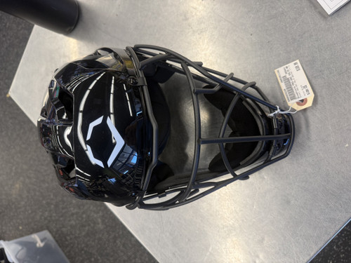 Vist Large View of Product Image Which is Used Evoshield PRO-SRZ SOLID WB57201 7-7 3/4 Catchers Helmet w/Mask Black One Size