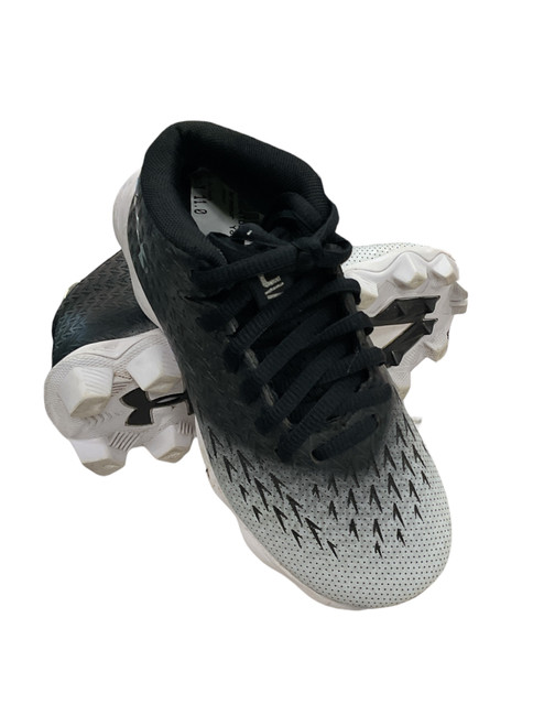 Vist Large View of Product Image Which is Used Under Armour Youth FB Cleats Black Youth 11.0