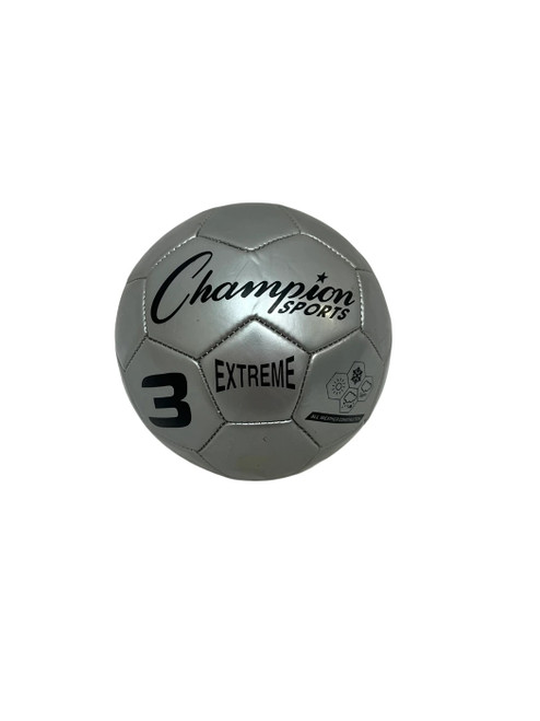 Vist Large View of Product Image Which is Used Champion Sports Extreme #3 Soccer Ball Grey