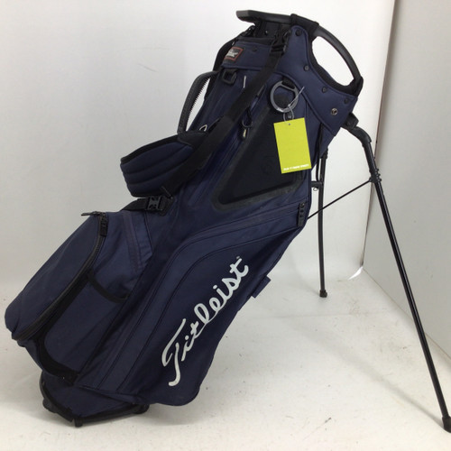 Vist Large View of Product Image Which is Used Titleist PLAYER 5 WAY STAND BAG Mens Stand Bag Navy Blue