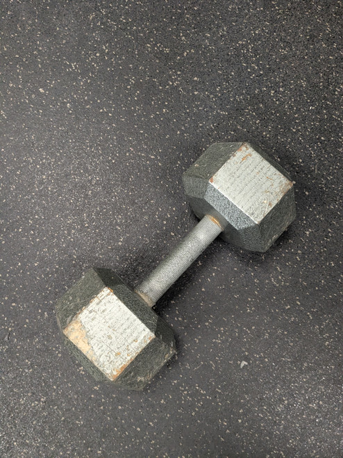 Vist Large View of Product Image Which is Used Hex Dumbbell (Each) 35 lb