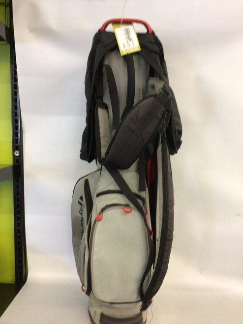 Vist Large View of Product Image Which is Used Taylormade TAYLOR MADE STAND GRAY BLACK RED Mens Stand Bag Grey