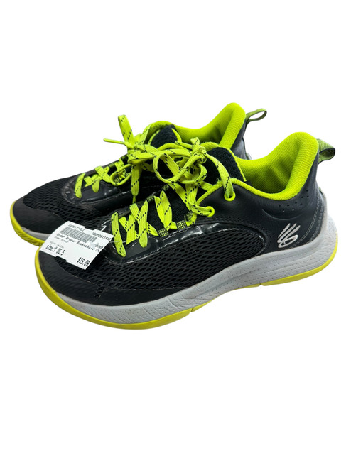 Vist Large View of Product Image Which is Used Under Armour Basketball Shoes Y Yellow Youth 06.5