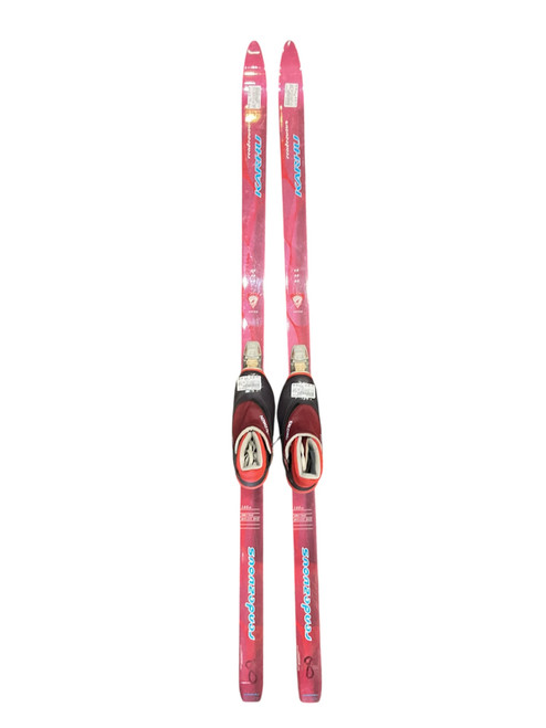 Vist Large View of Product Image Which is Used Karhu RENDEZVOUS SNS 160CM W/BOOTS SZ 40 Boys XC Ski/Binding 160 cm