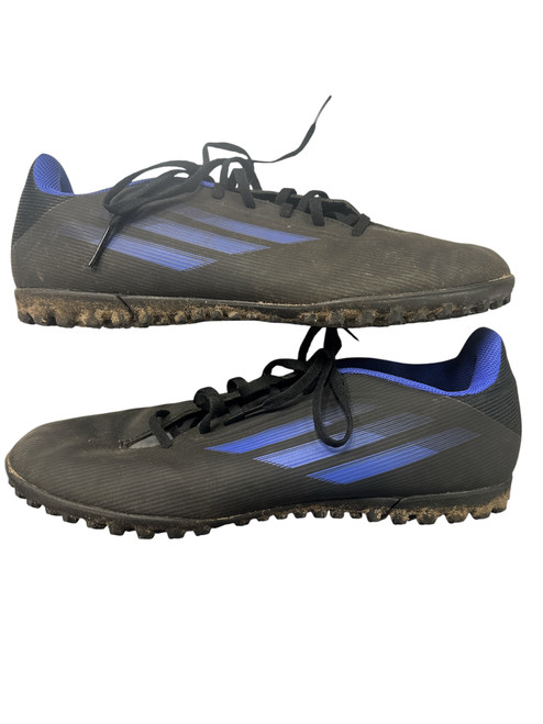 Vist Large View of Product Image Which is Used Adidas Soccer Turf Shoes Black 12