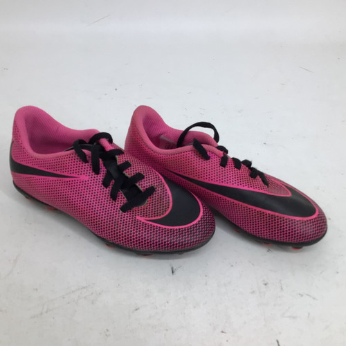 Vist Large View of Product Image Which is Used Nike BRAVATA YTH 12.0 SOCCER CLEAT Soccer Cleats Pink Youth 12.0