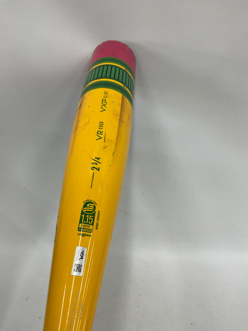 Vist Large View of Product Image Which is Used Victus VIBE PENCIL BAT BB/SB USSSA 2 3/4 Bat 30"