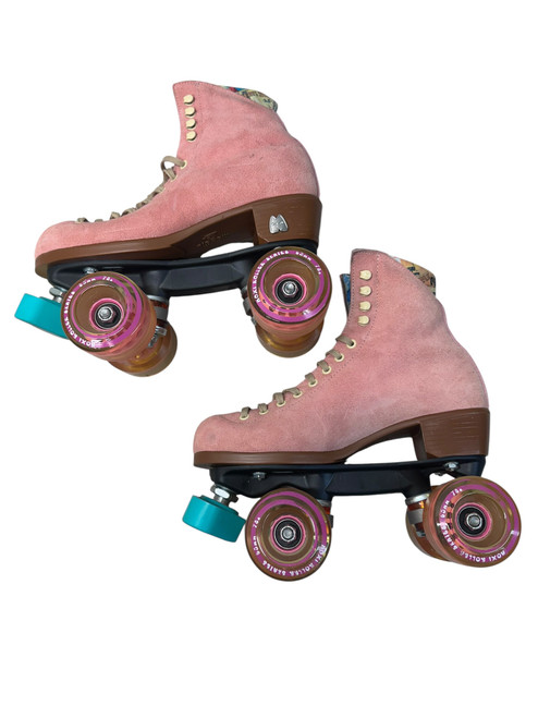 Vist Large View of Product Image Which is Used LOLLY Senior Roller Quad Skates Pink Senior 6