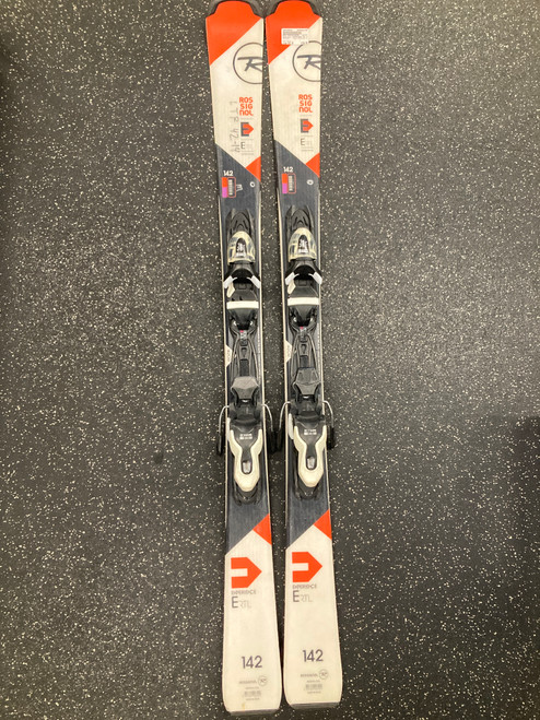 Vist Large View of Product Image Which is Used Rossignol EXPERIENCE RTL Mens DH Ski/Binding White 142 cm