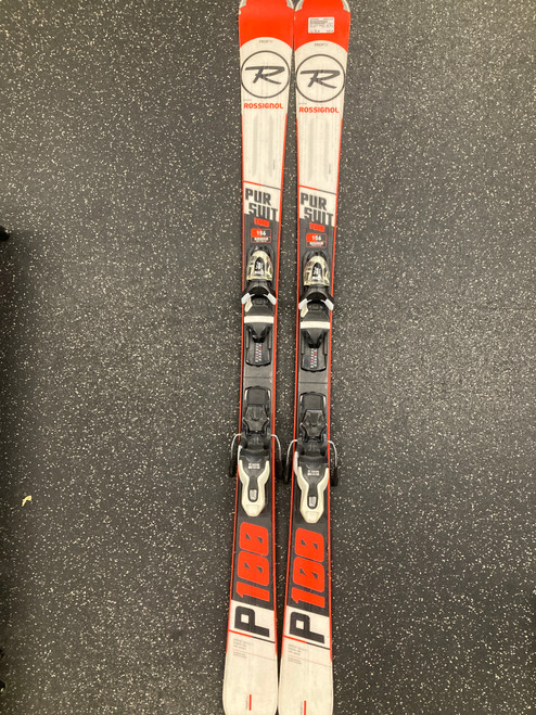 Vist Large View of Product Image Which is Used Rossignol PURSUIT 100 Mens DH Ski/Binding White 156 cm
