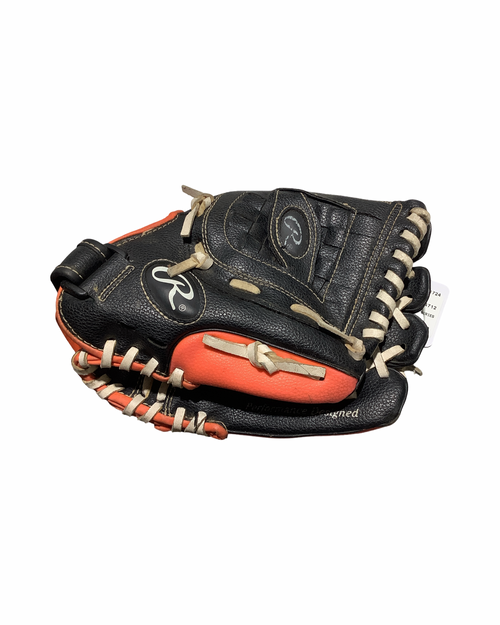Vist Large View of Product Image Which is Used Rawlings PLAYER SERIES BB/SB Glove RH Throw Black 11 1/2"