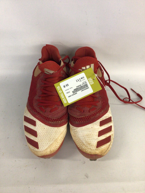 Vist Large View of Product Image Which is Used Adidas BOUNCE BB/SB Cleats Red Senior 9.5