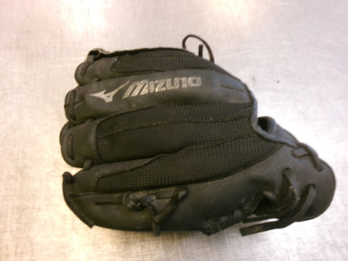 Vist Large View of Product Image Which is Used Mizuno POWER CLOSE BB/SB Glove RH Throw Brown 10"