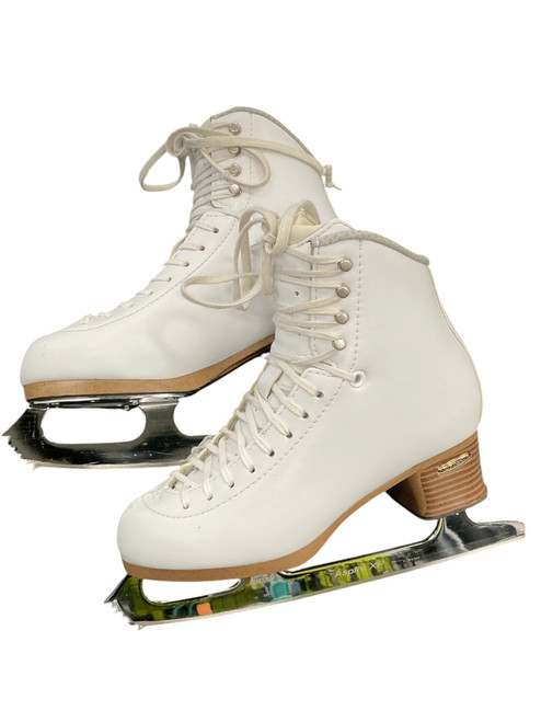 Vist Large View of Product Image Which is Used Jackson FREESTYLE W ASPIRE XP WomensFigure Skate White Senior 5.5