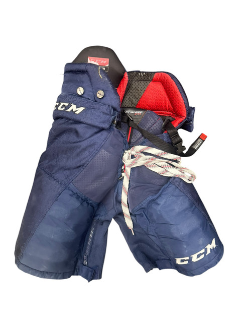 Vist Large View of Product Image Which is Used CCM FT1 Junior Pant Navy Blue MD