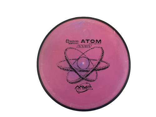 Vist Large View of Product Image Which is Used MVP ELECTRON SOFT ATOM Disc Golf Putter Pink 172g